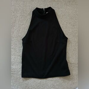 Club Monaco Black Sleeveless Top
